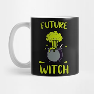 Green Witch Cauldron funny Wiccanism Mug